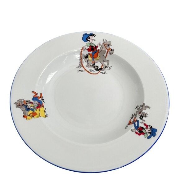 Vintage 1960s Gural Porselen Dishes Western Charro Turkish Rodeo Cowboy Ranch - Picture 3 of 16